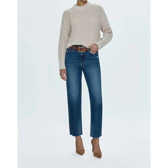 NEW PISTOLA charlie high rise classic straight jean in forum vintage